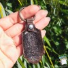 Брелок шкіряний Герб України. Коричневий. Ручна робота
